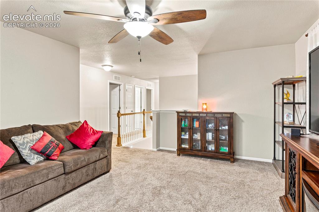 Image 13 of 43: Loft currently used as a second family room
