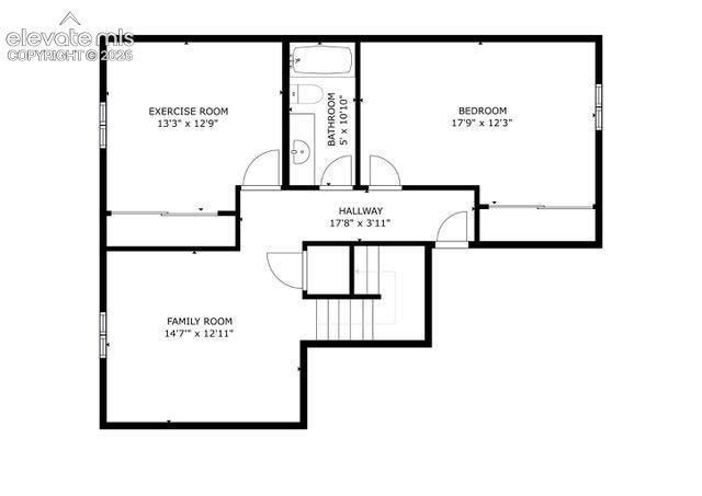Image 43 of 43: Basement floor plan