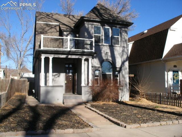 Caption: Front of Structure