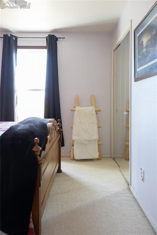 Image 34 of 49: Bedroom featuring carpet, a ceiling fan, and a closet