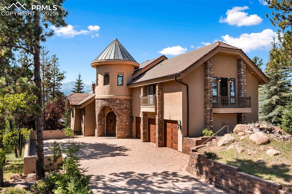 Caption: Welcome to your Tuscan Inspired home in the beautiful town of Woodland Park
