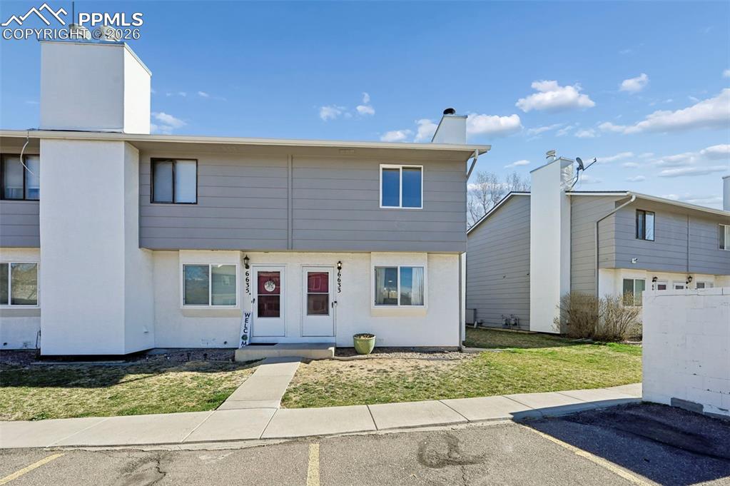 Caption: Front of Structure