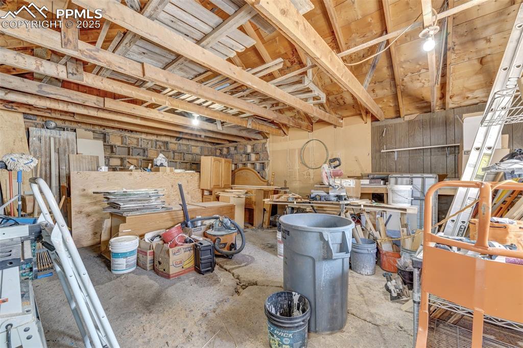 Image 24 of 34: Detached 2 Car Garage with plenty of room for a workshop