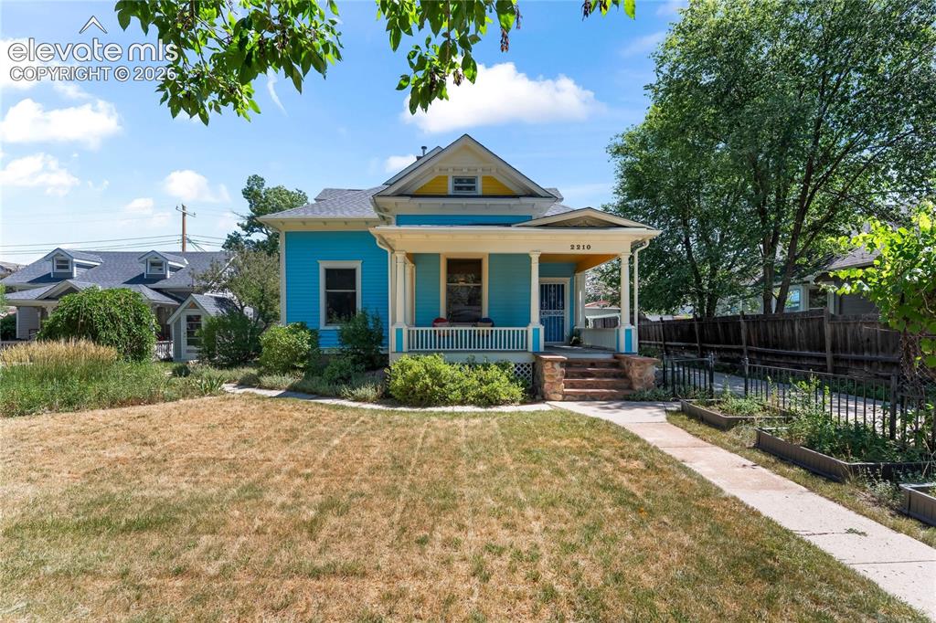 Caption: Street view of home