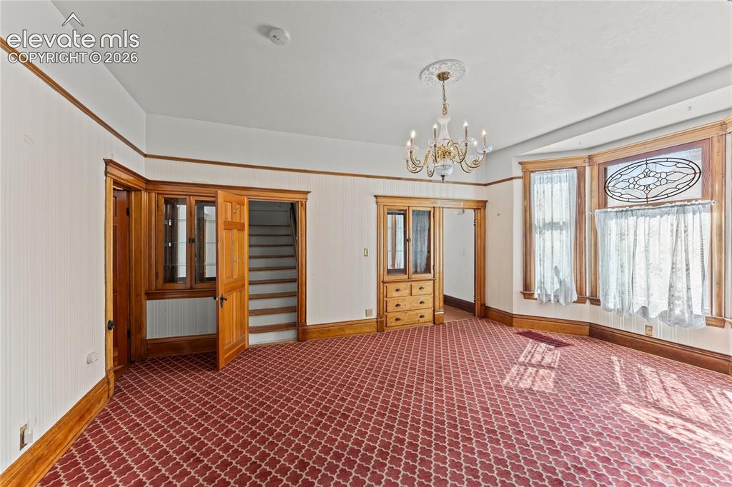 Image 10 of 47: Dining room with Built ins