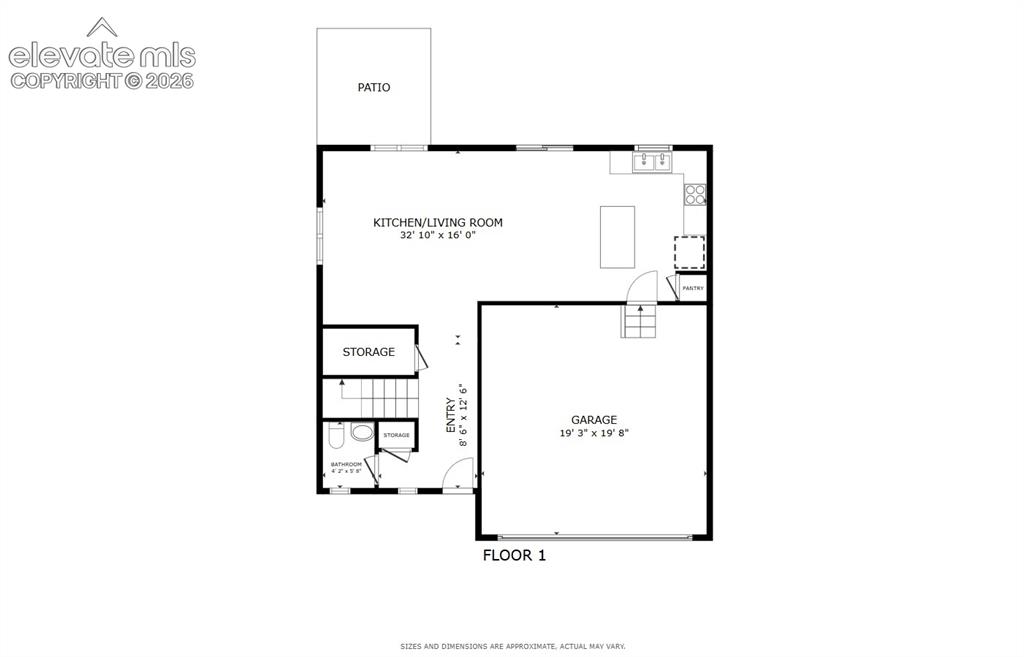 Image 19 of 20: Floor plan - main level