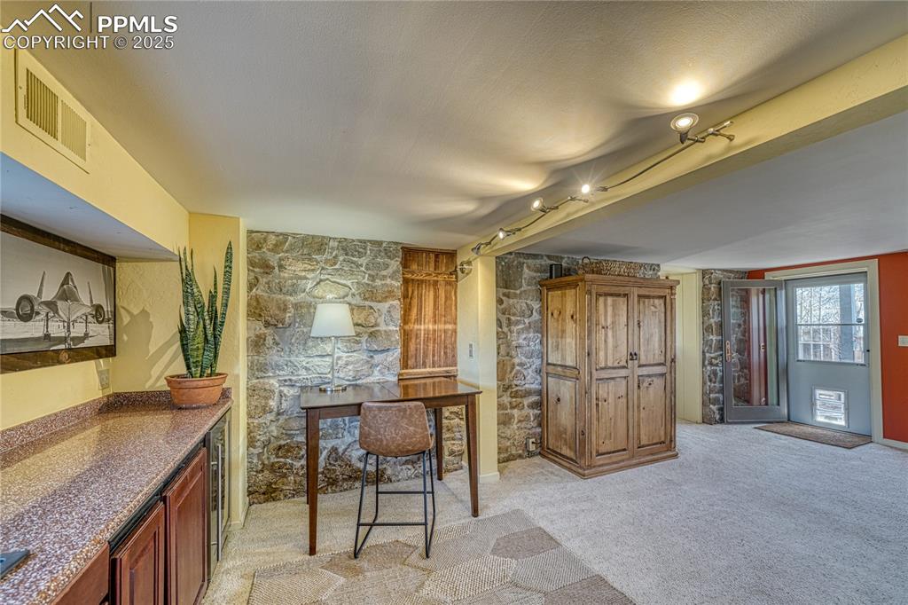 Image 26 of 37: Great workspace in the lower level bedroom