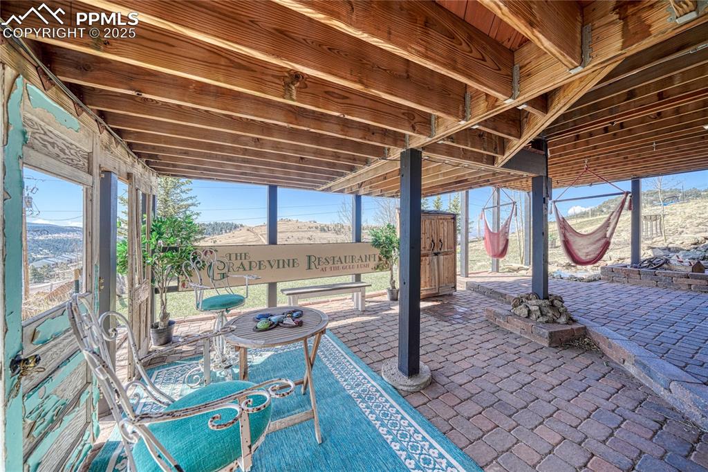 Image 31 of 37: Lower level patio