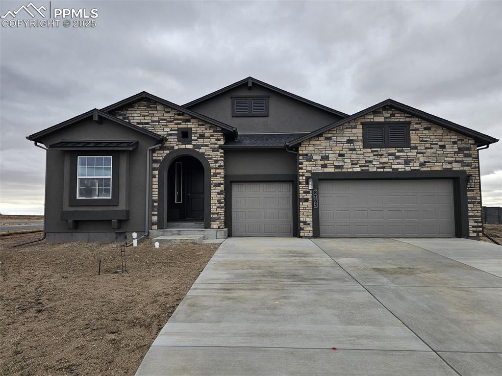 Caption: Front of Structure