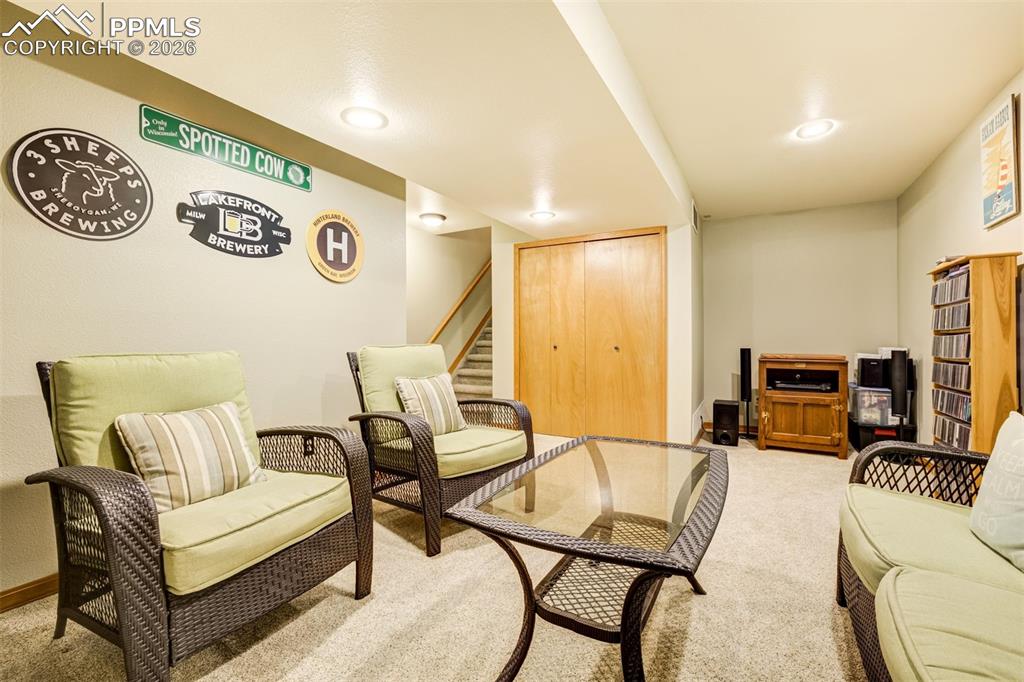 Image 39 of 50: basement family room