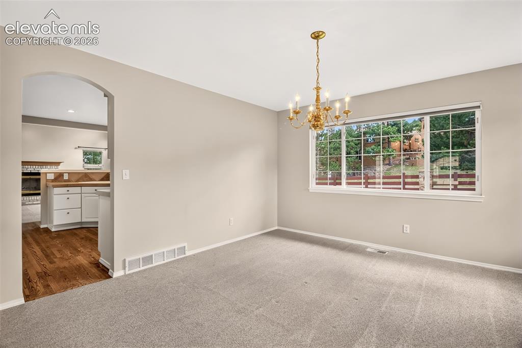 Image 17 of 42: Dining Room Into The Kitchen