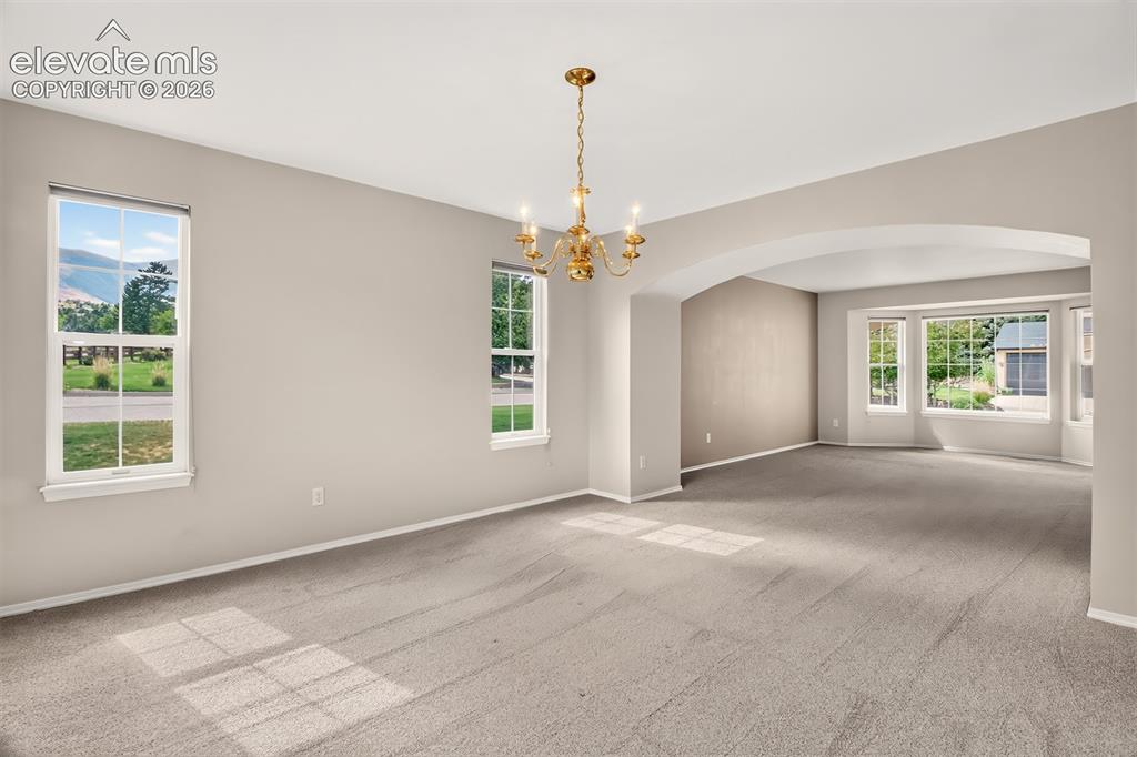 Image 7 of 42: Dining Room With Mountain Views
