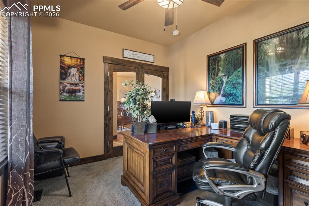 Image 5 of 36: Lovely French Doors into main office