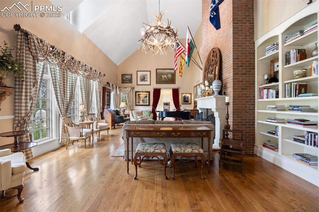 Image 6 of 49: Step through the formal entry and you enter a true great hall, leading to a
