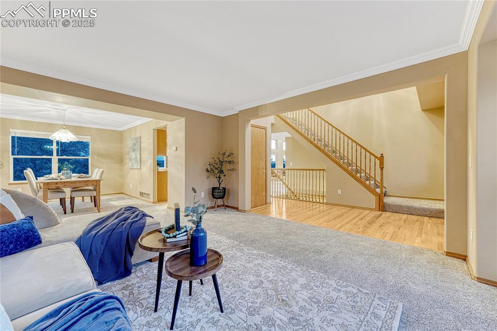 Image 11 of 50: Formal Living and Dining rooms