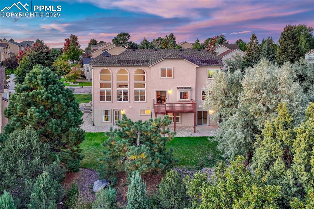 Image 49 of 50: Aerial Back of the house