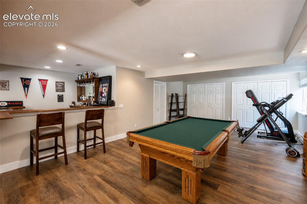 Image 30 of 50: Bar/entertainment/game room - basement