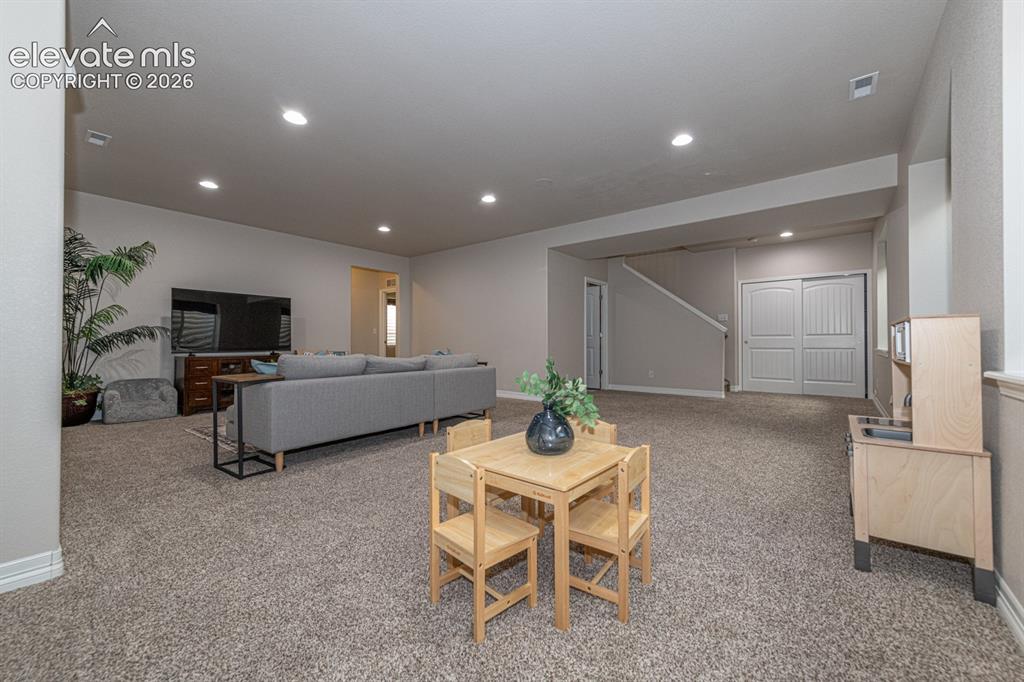 Image 38 of 48: Basement Family Room