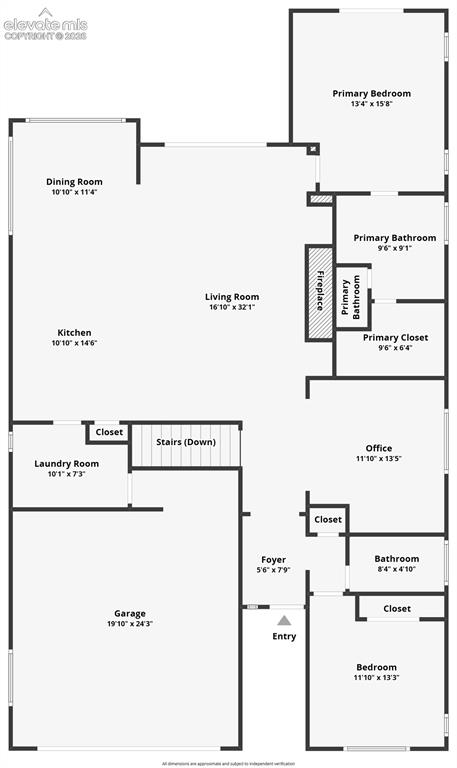 Image 47 of 48: Main Level Floor Plan