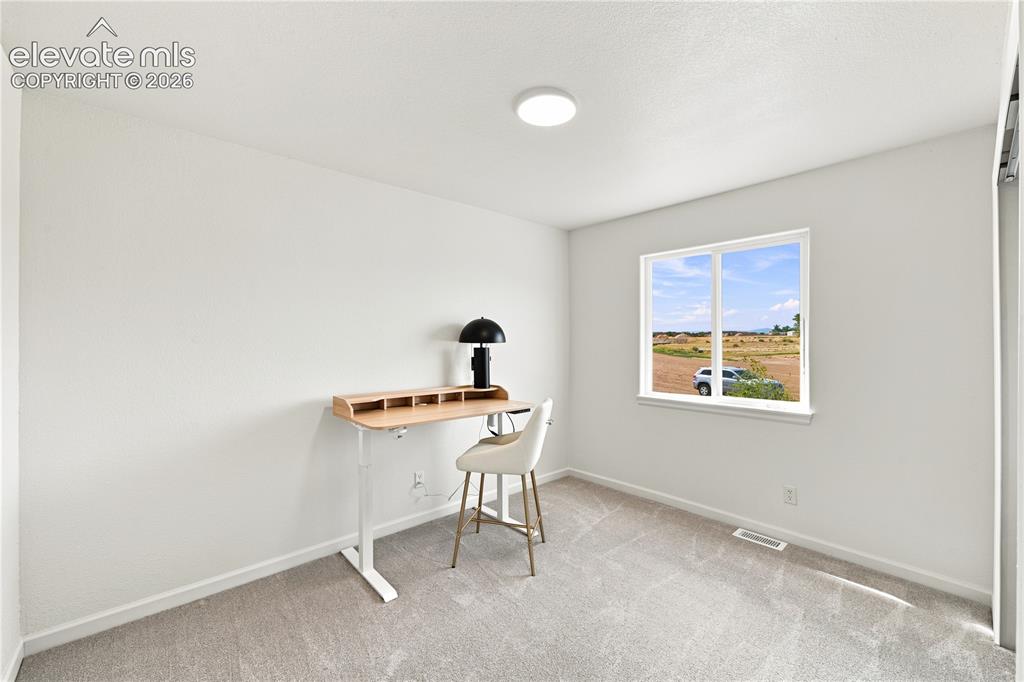 Image 20 of 40: Bright room featuring neutral carpeting and white walls