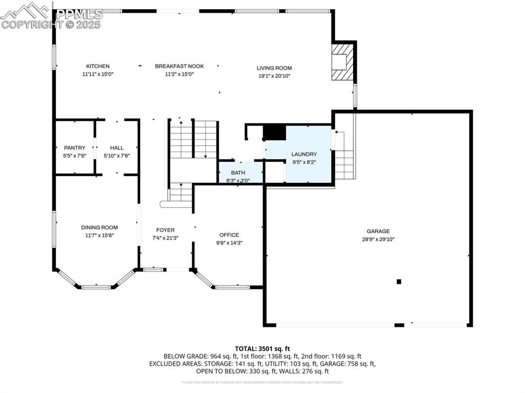 Image 49 of 50: View of floor plan / room layout