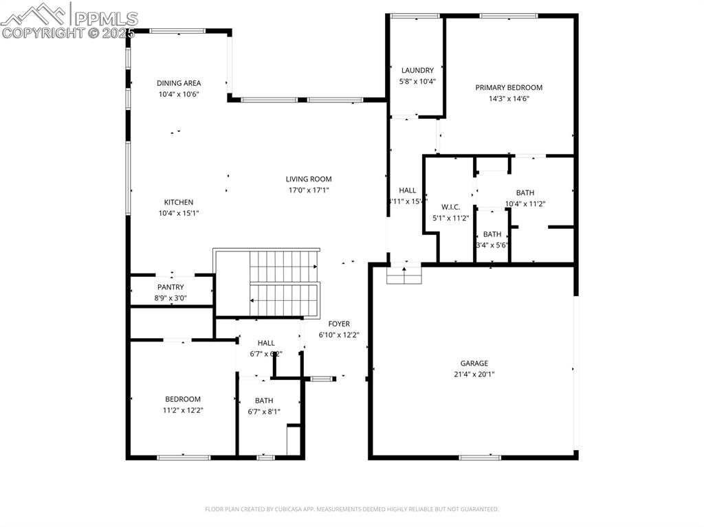 Image 28 of 43: View of floor plan / room layout