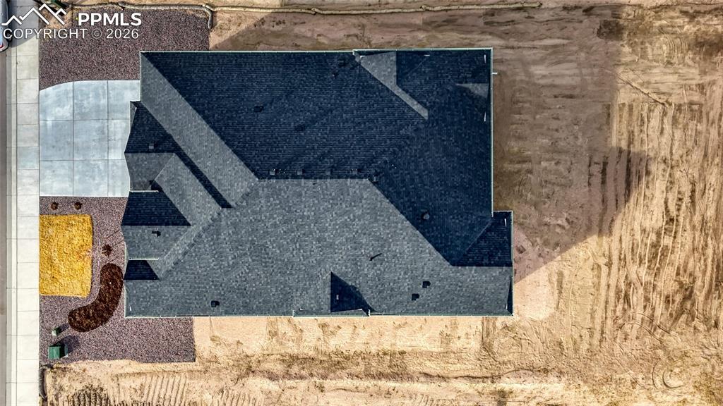 Image 7 of 50: View from above of property