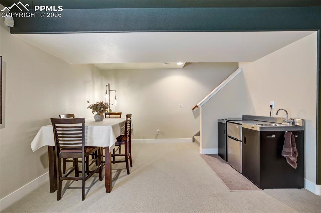 Image 26 of 50: Basement family room has room for multi gen living