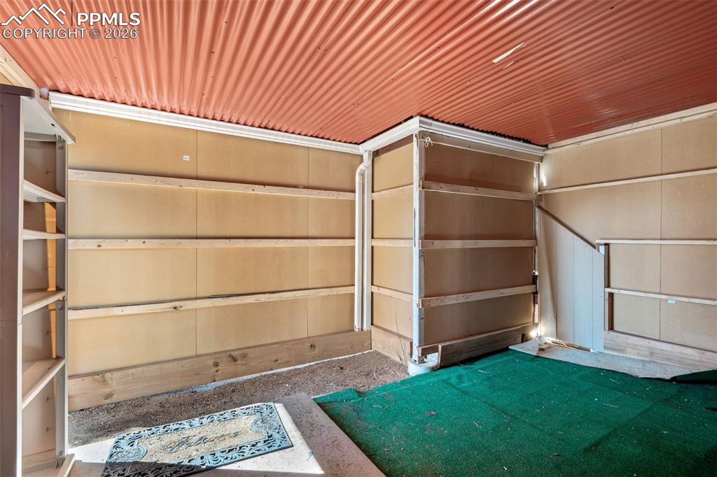 Image 27 of 47: under deck storage