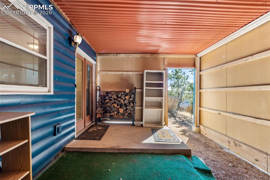 Image 28 of 47: under deck storage