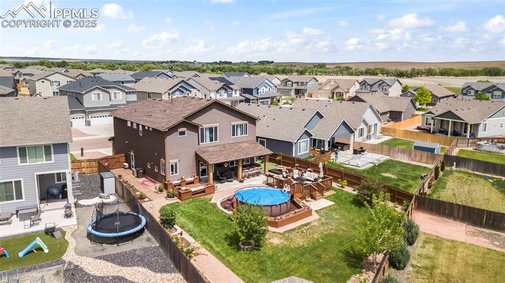 Image 7 of 45: Aerial perspective of suburban area