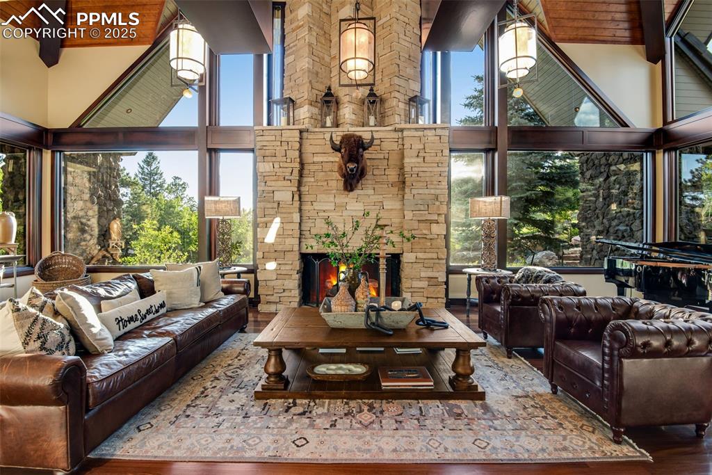 Image 9 of 38: The main residence is a testament to impeccable craftsmanship and architect