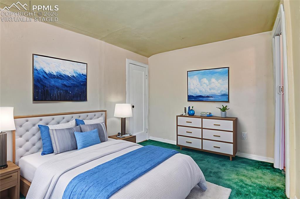 Image 8 of 30: Virtually Staged 2nd bedroom