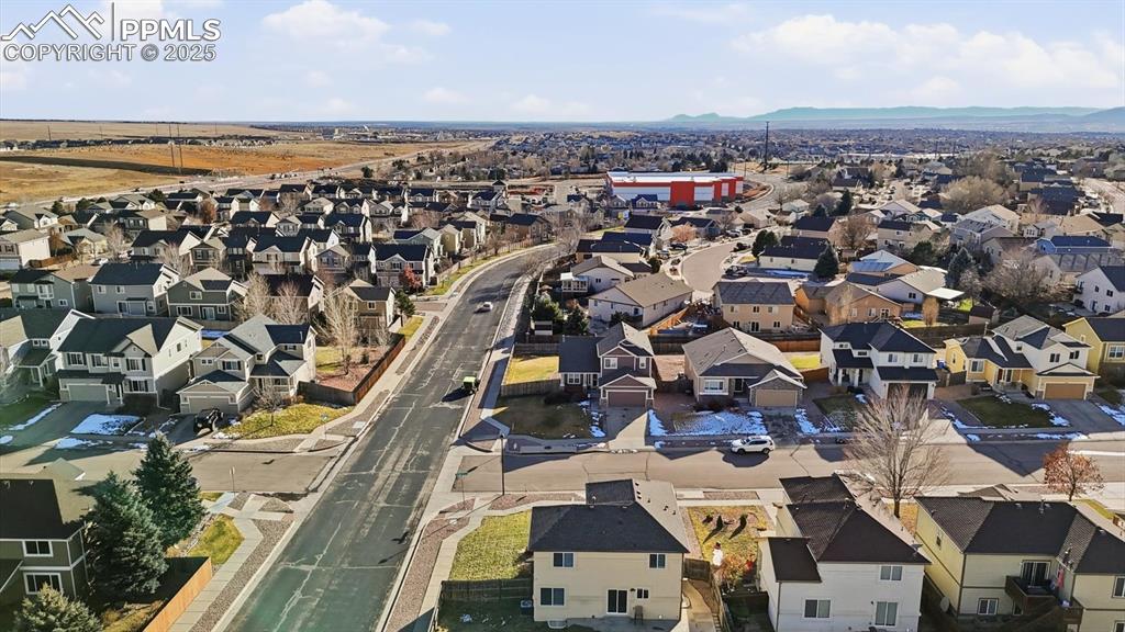 Image 2 of 45: Aerial View of home and neighborhood.