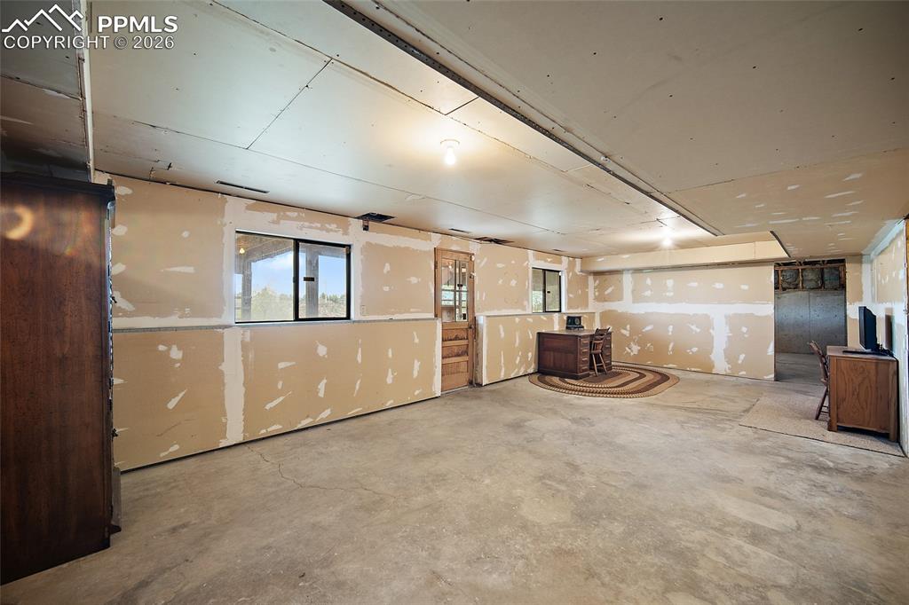 Image 22 of 40: View of below grade area