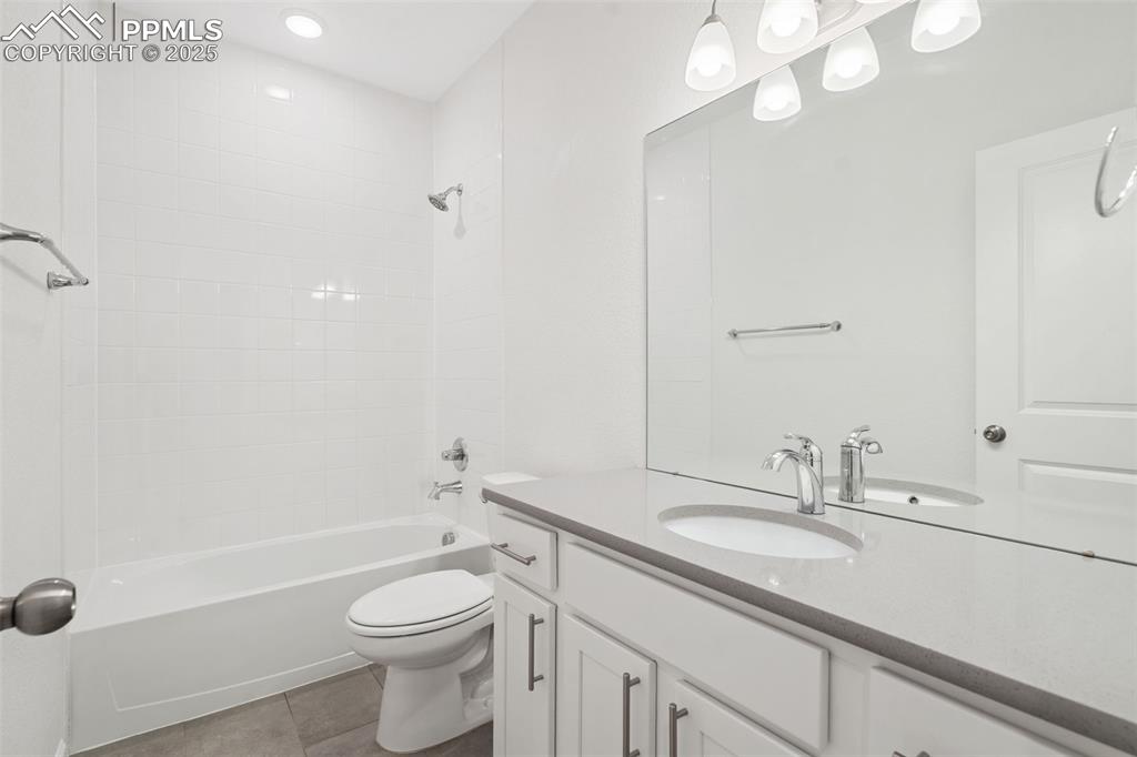 Image 33 of 42: Full bathroom in basement