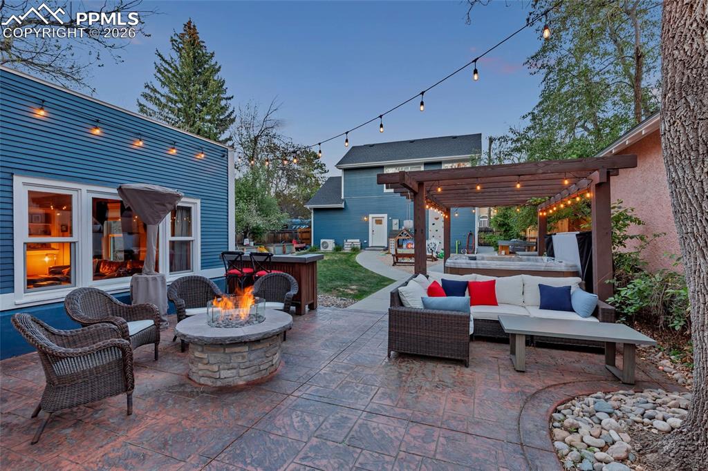 Image 33 of 50: Poured Concrete Patio