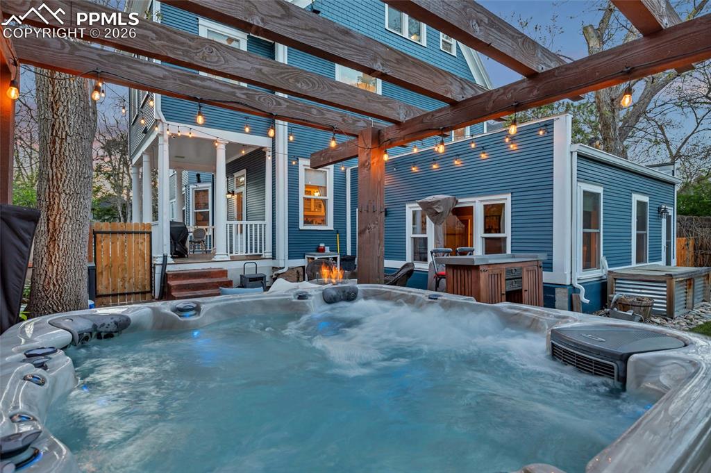 Image 35 of 50: Relax in Patio Hot Tub