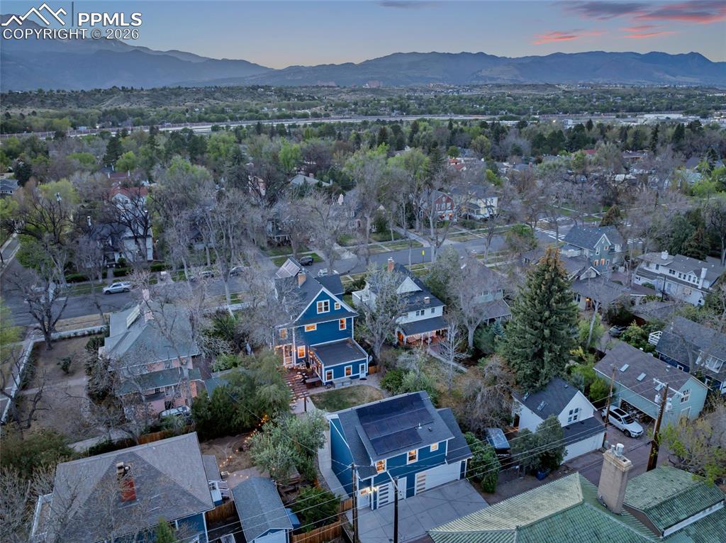 Image 40 of 50: Alley access to 3 car garage