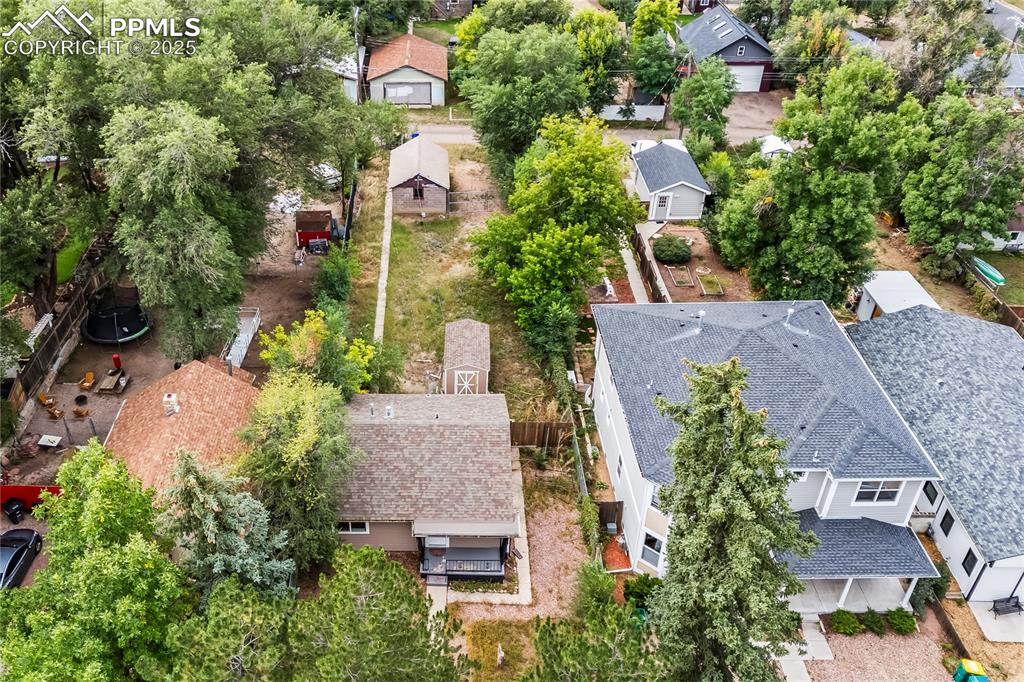 Image 22 of 26: Aerial view of residential area