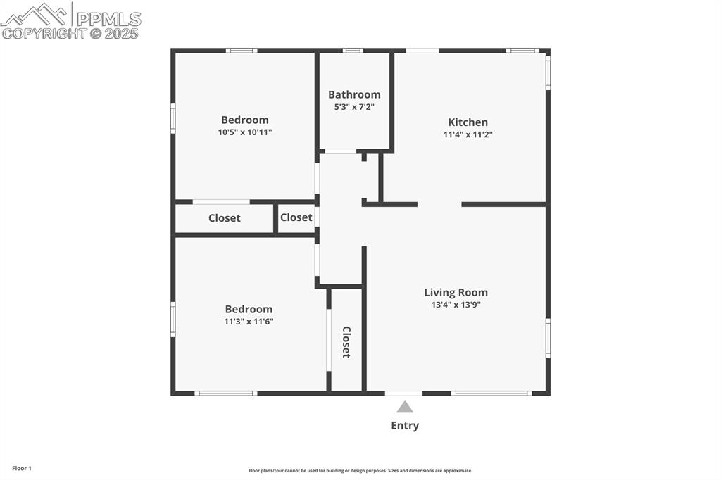 Image 26 of 26: View of floor plan / room layout