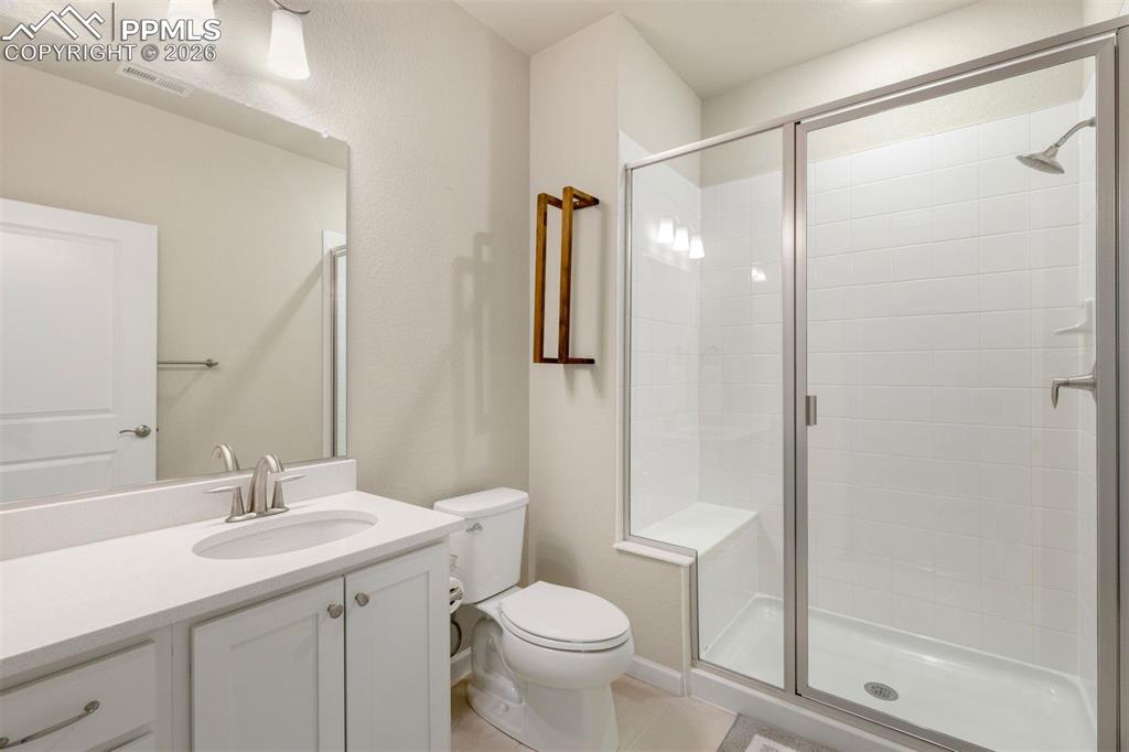 Image 6 of 24: Full bathroom located on the lower level