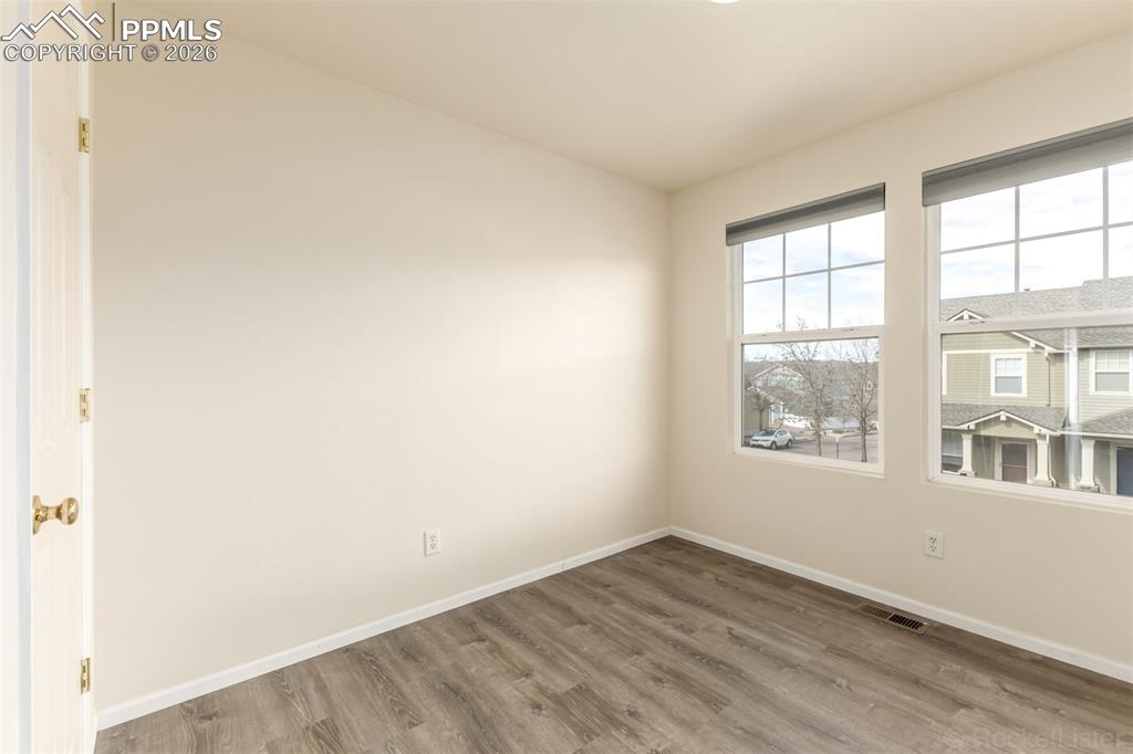 Image 24 of 33: Bathroom with vanity and shower / bath combo