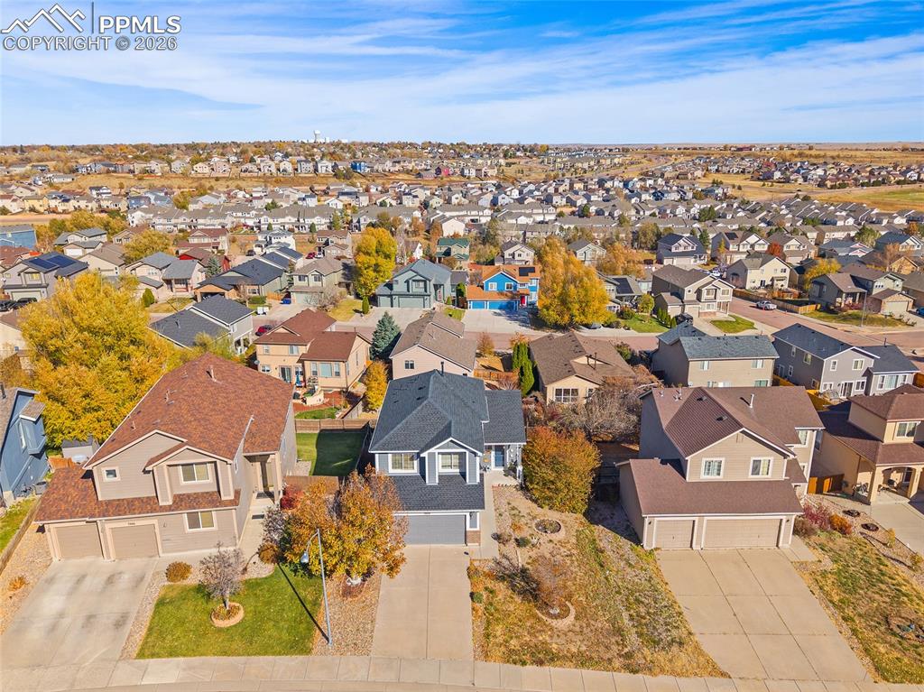 Image 33 of 47: Aerial view of residential area