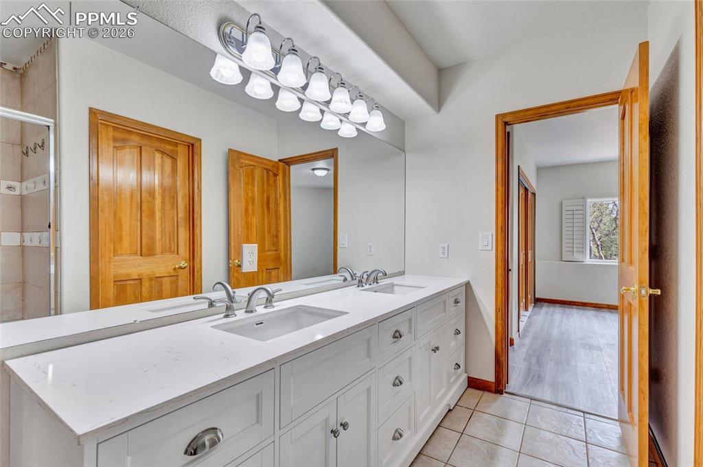 Image 39 of 44: Updated Lower Full Bathroom