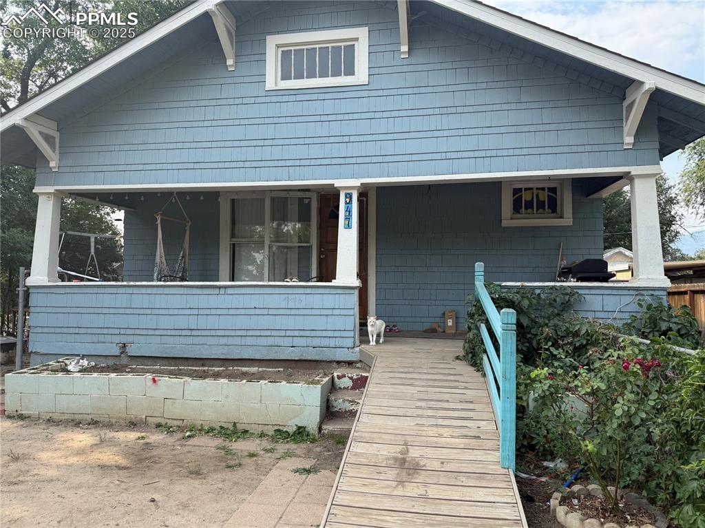 Caption: Back of Structure