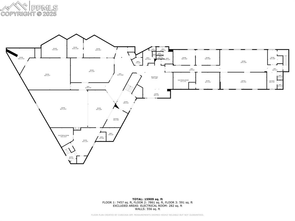 Image 47 of 49: Lower level floor plan