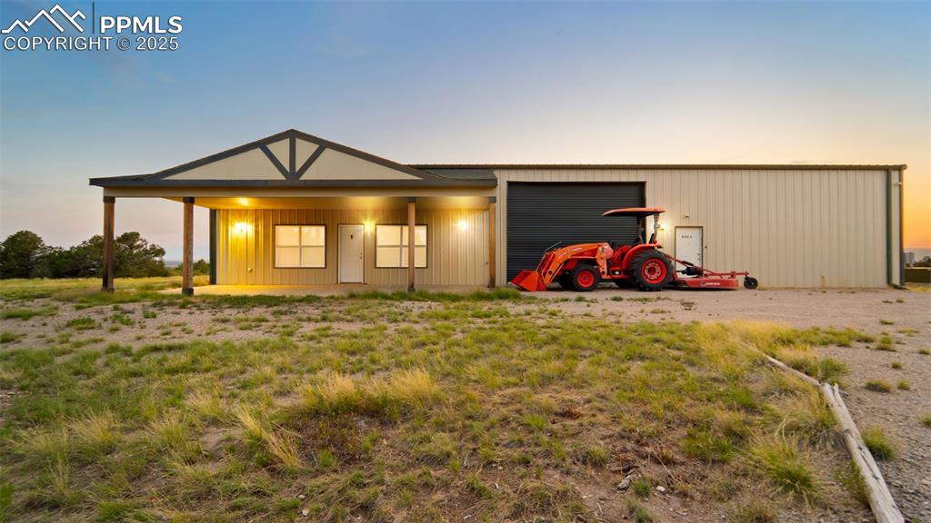 Caption: Front of Structure