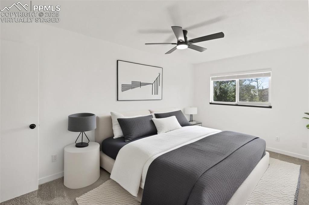 Image 11 of 32: Virtually Staged Primary Bedroom