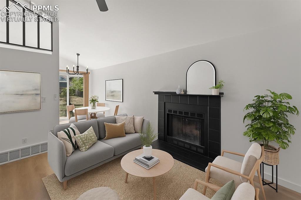 Image 4 of 32: Virtually Staged Living Room